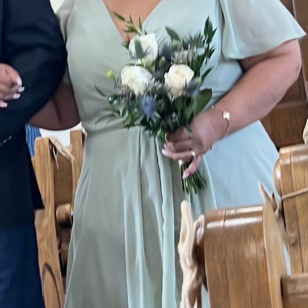 Chic Mint Green Wedding Dress